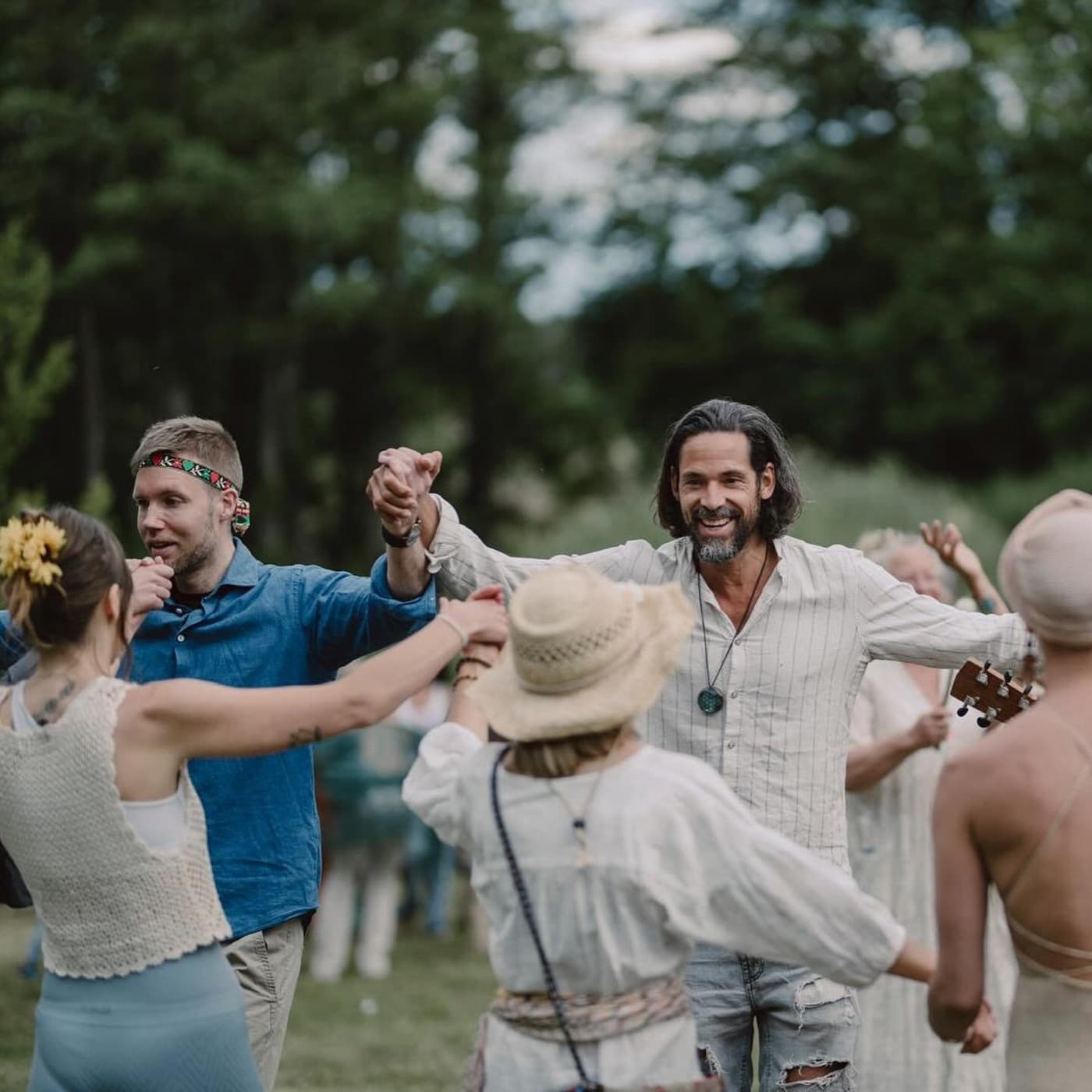 Midsommar festival at Skeppsudden